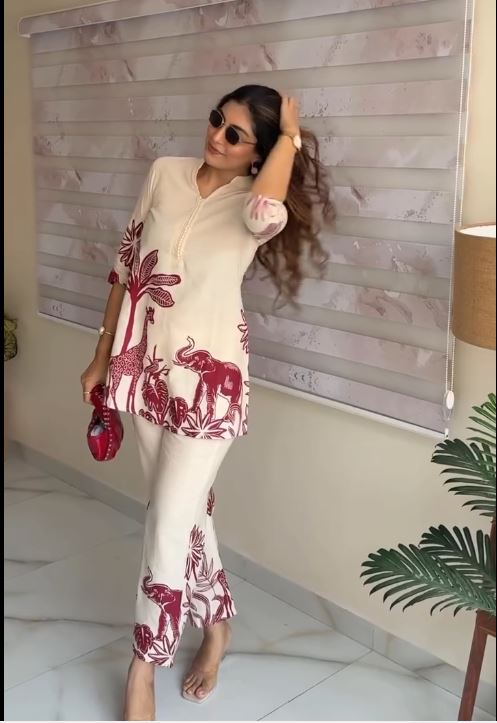 Flamezia Dream Kurti & Pant Set