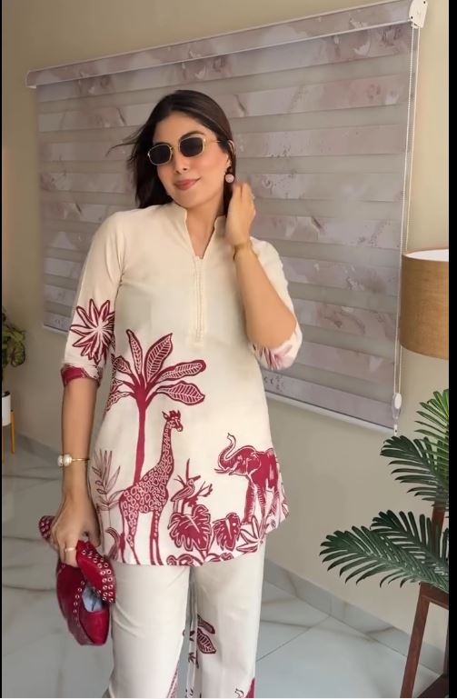 Flamezia Dream Kurti & Pant Set
