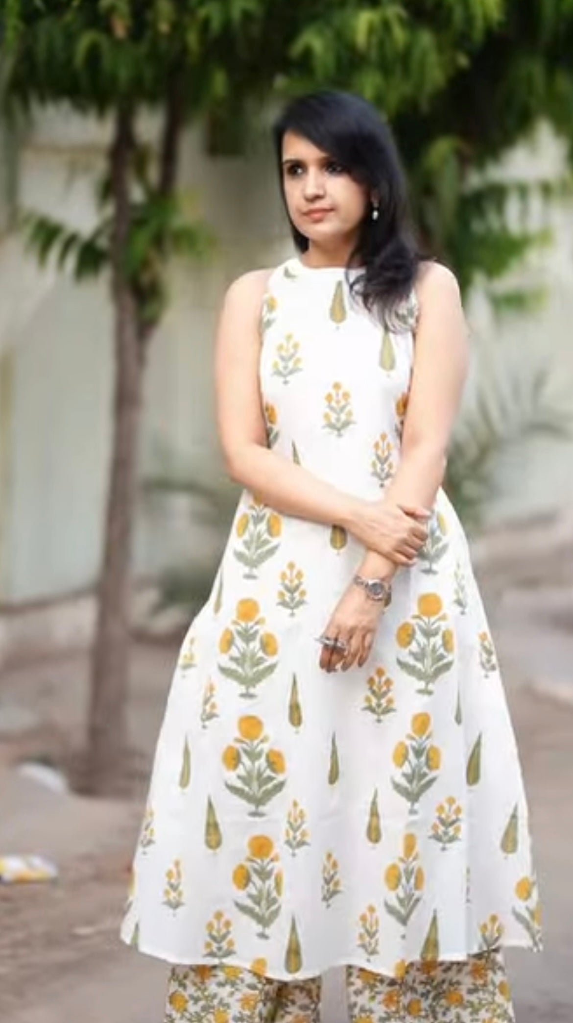 New Cotton Kurti with Pant Ethnic Set for Women