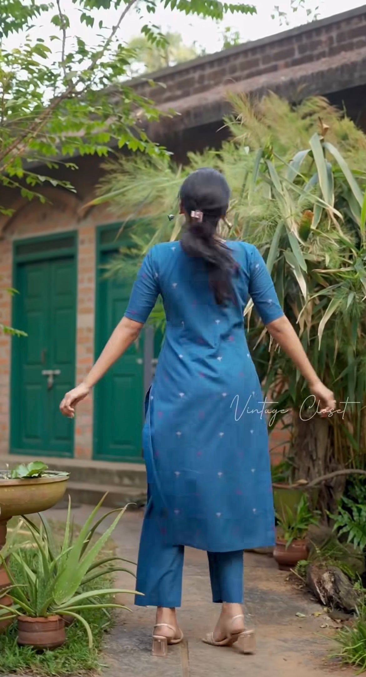 Women Printed Kurti With Pant Set
