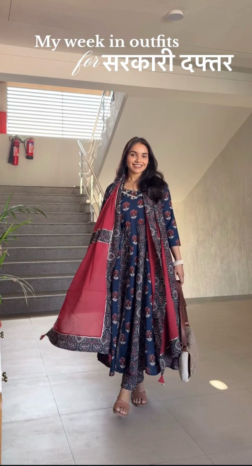 Women's Cotton Printed Kurta with Palazzo & Dupatta
