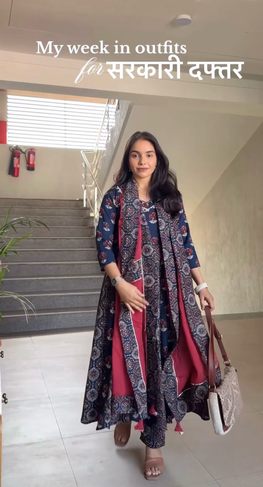 Women's Cotton Printed Kurta with Palazzo & Dupatta