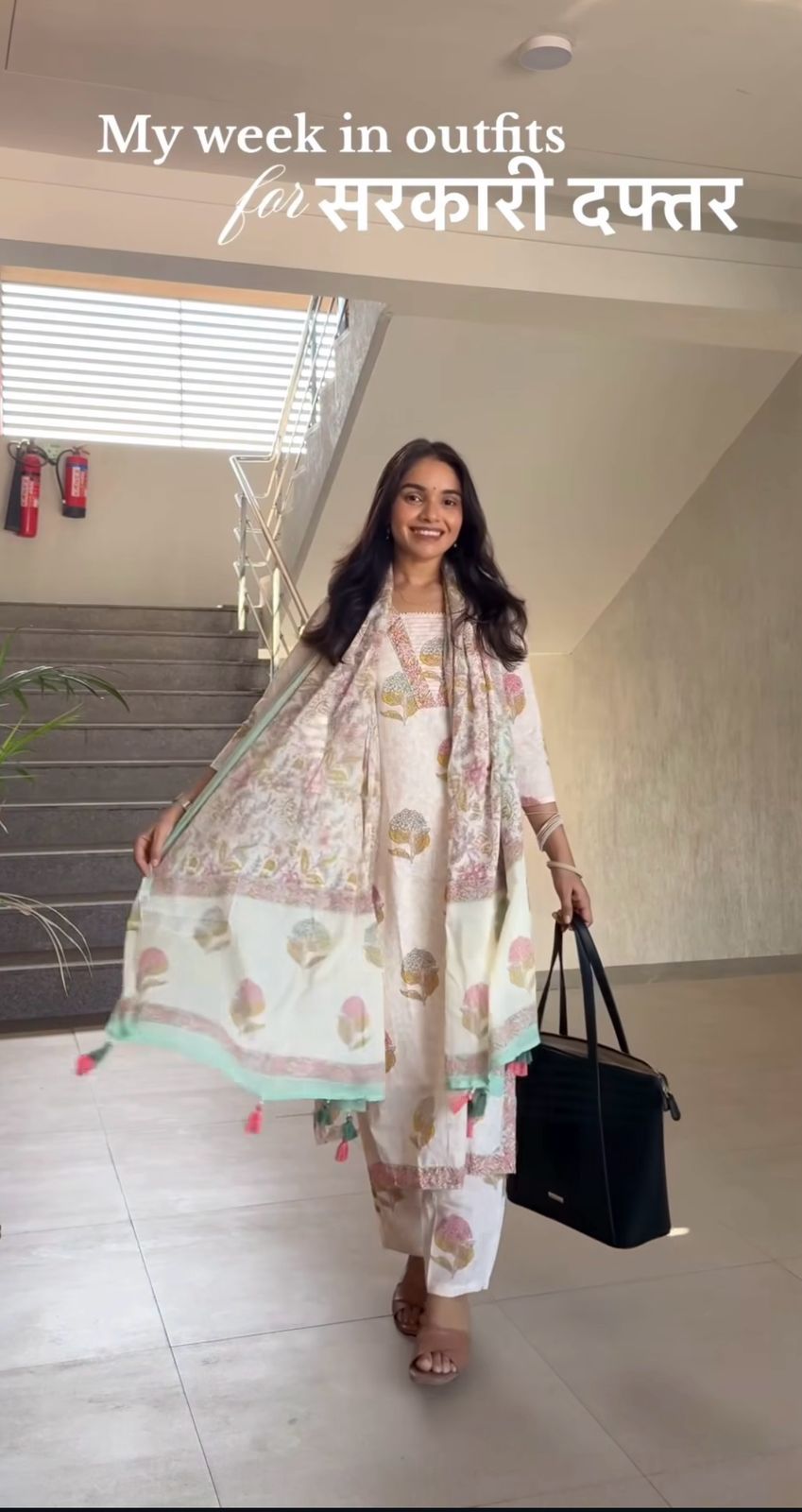 Women's Cotton Printed Kurta with Palazzo & Dupatta