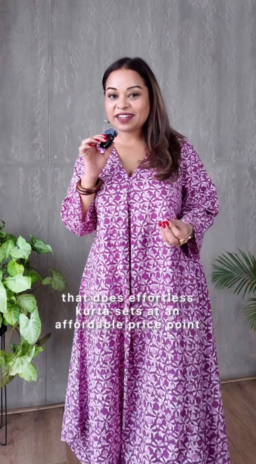 Women's Cotton Printed Anarkali Kurta Set