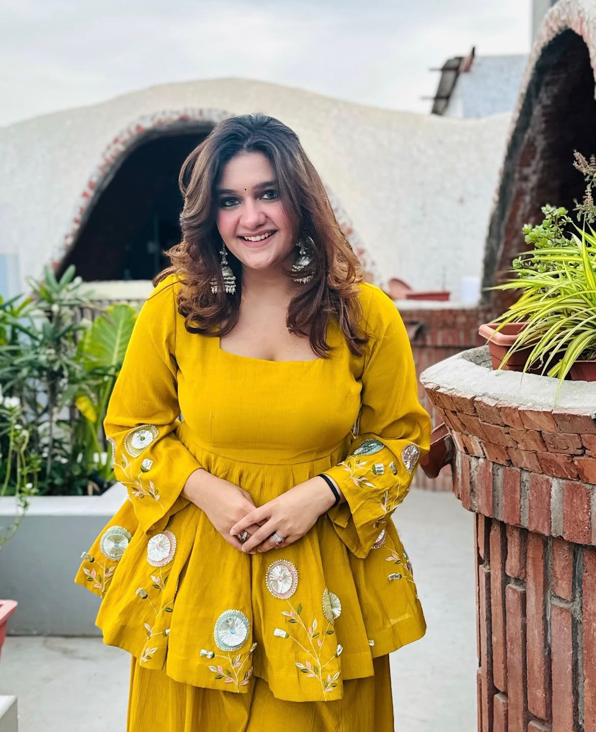 Cotton Solid Kurti and Palazzo