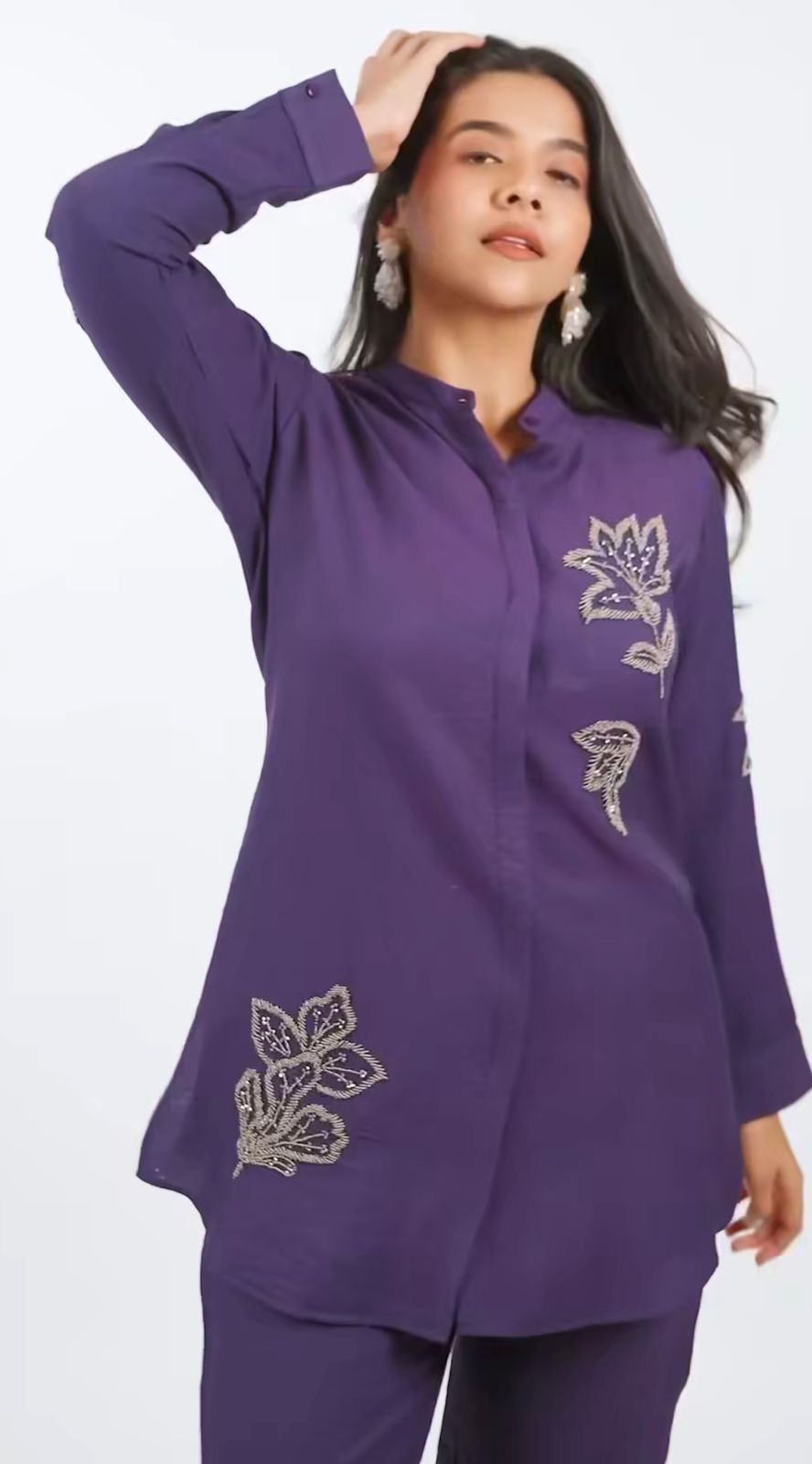 Flamezia Women Cotton Long Co-Ord Sets