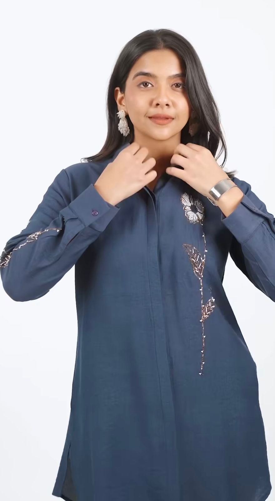 Flamezia Women Cotton Long Co-Ord Sets